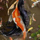 A pool of koi